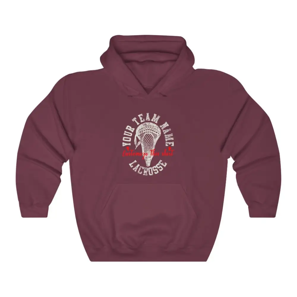Vintage Lacrosse Stick Head Hoodie