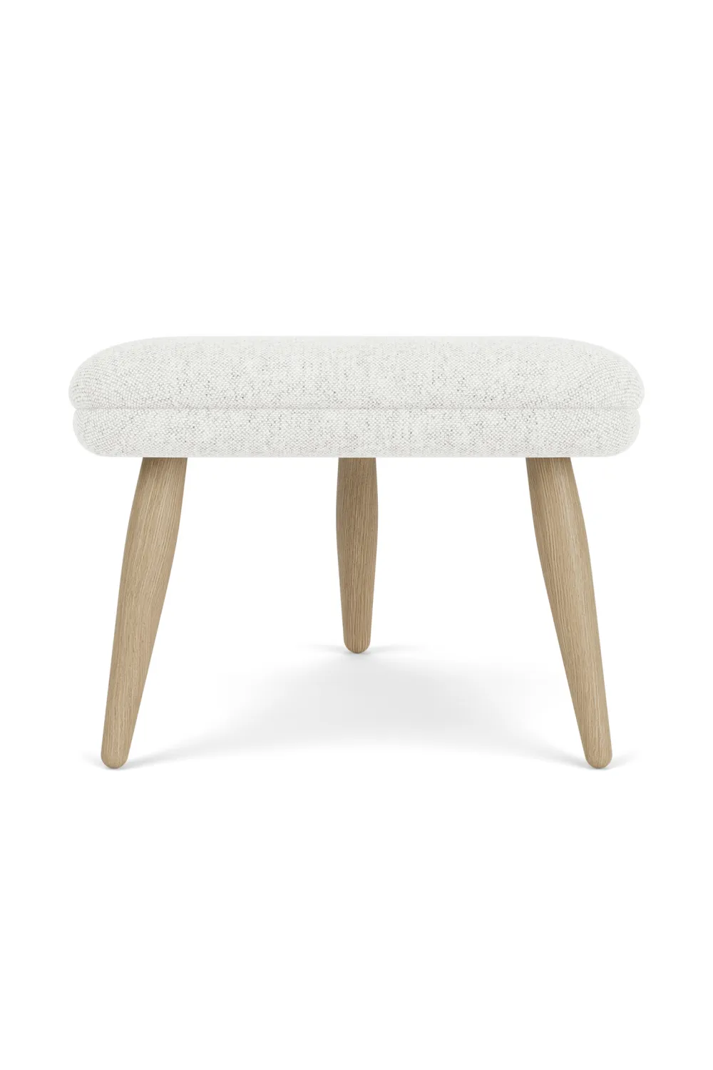 Wooden Leg Ottoman