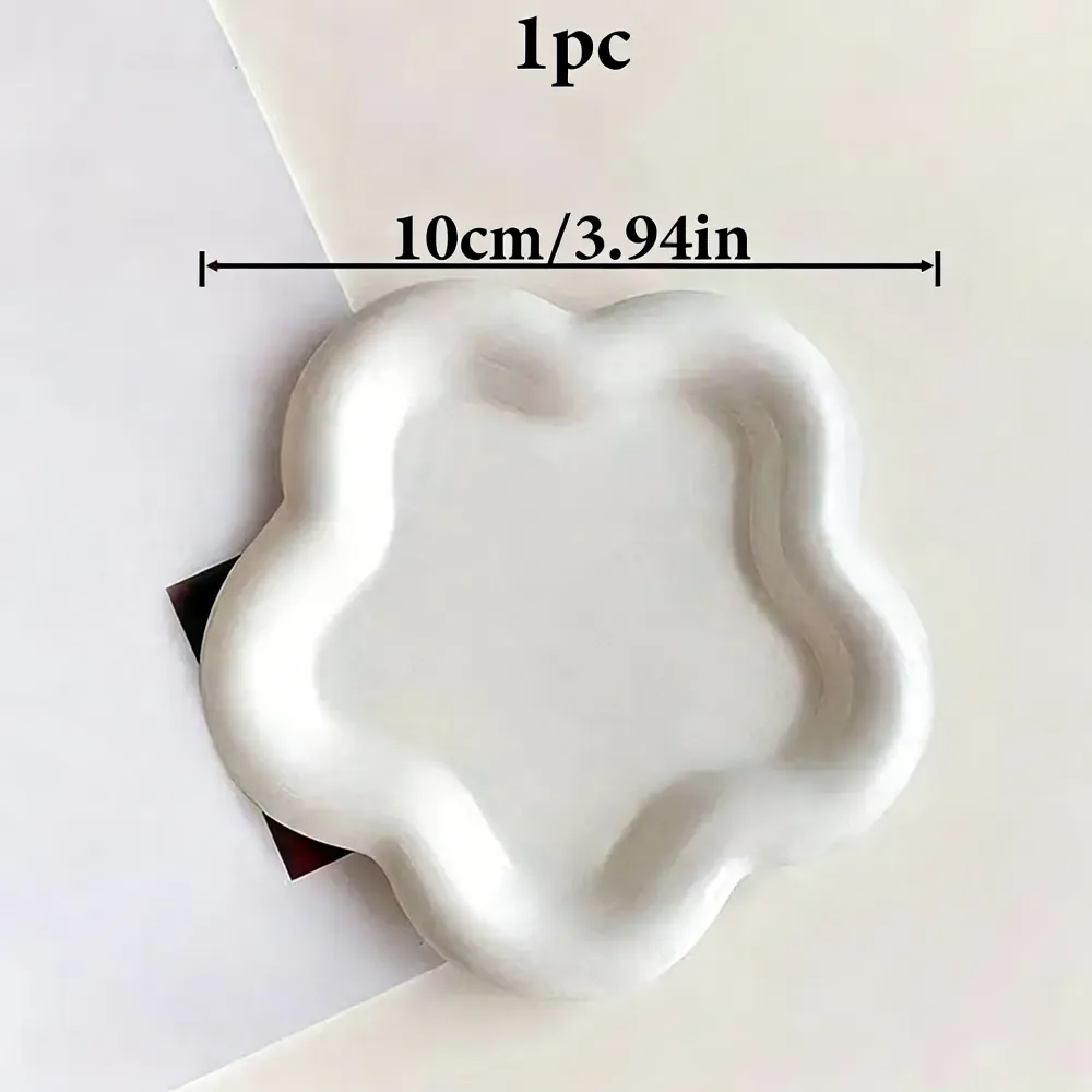 Flower-Shaped Jewelry Dish