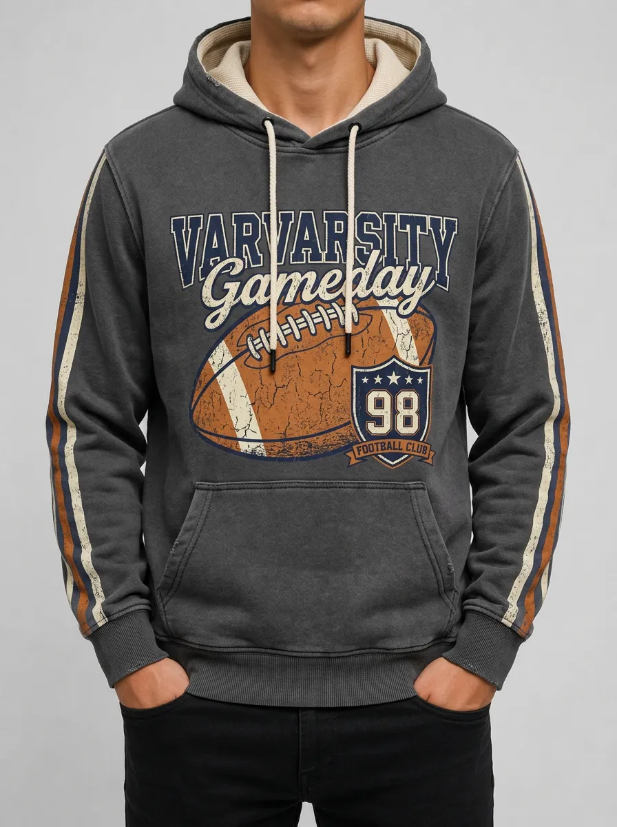 Men's First Down Classic Football Hoodie