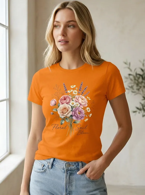 Floral Soul Bloom T-Shirt Classic