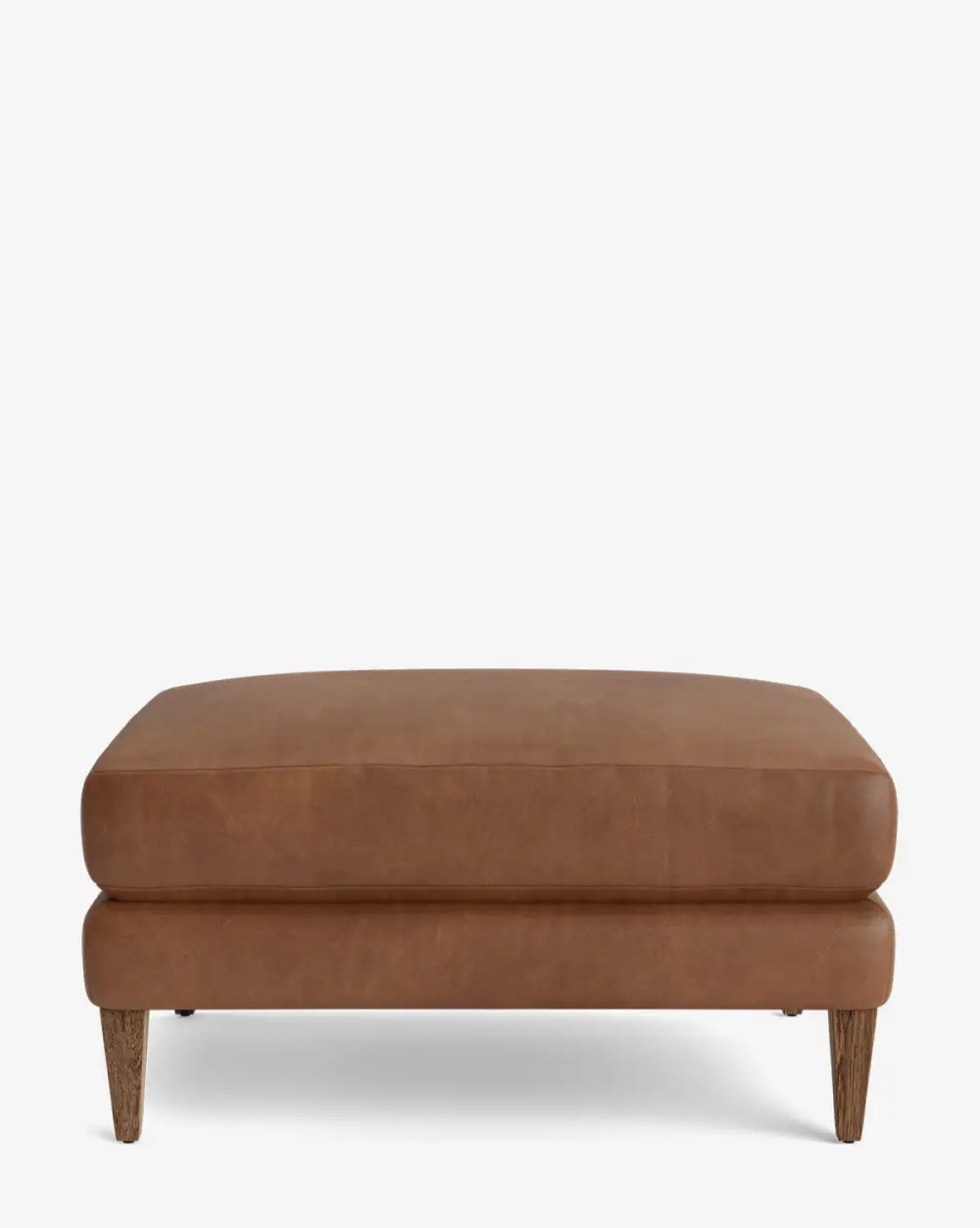 Modern Oak Ottoman
