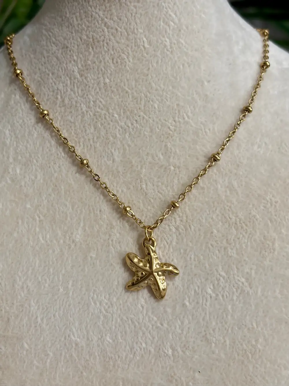 Coastal Starfish Pendant Necklace