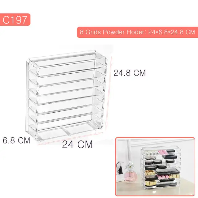 Tabletop Cosmetic Storage Organizer Box