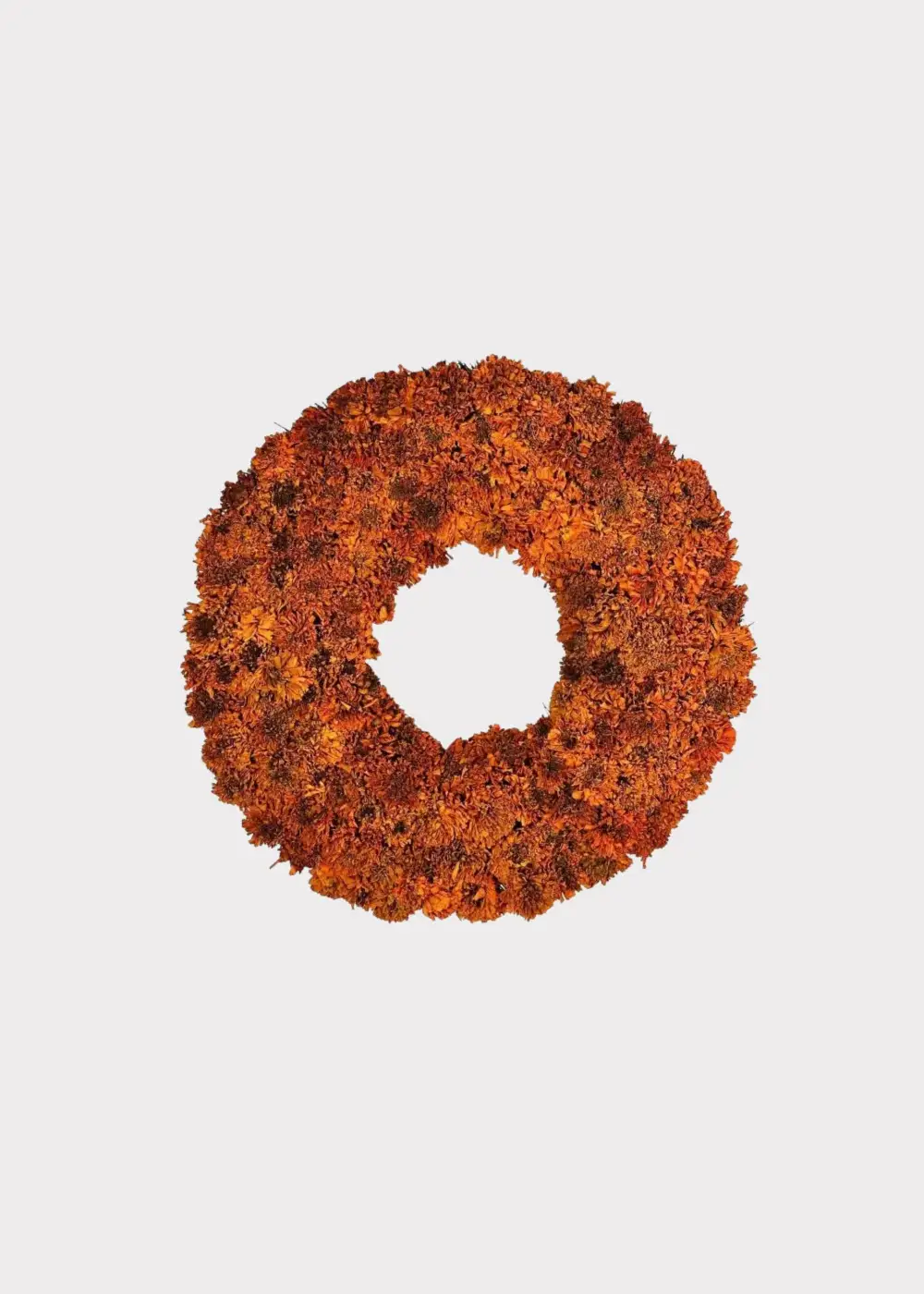Dried Marigold Wreath