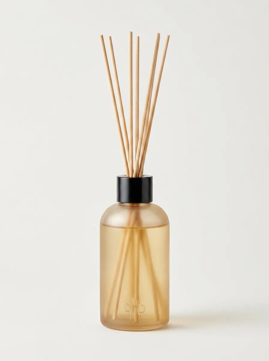 Home Fragrance Reed Diffuser Set Frosted Glass Finish