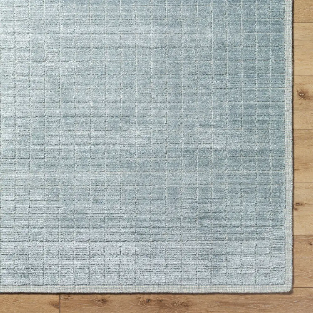 Hand-Loomed Square Pattern Carpet