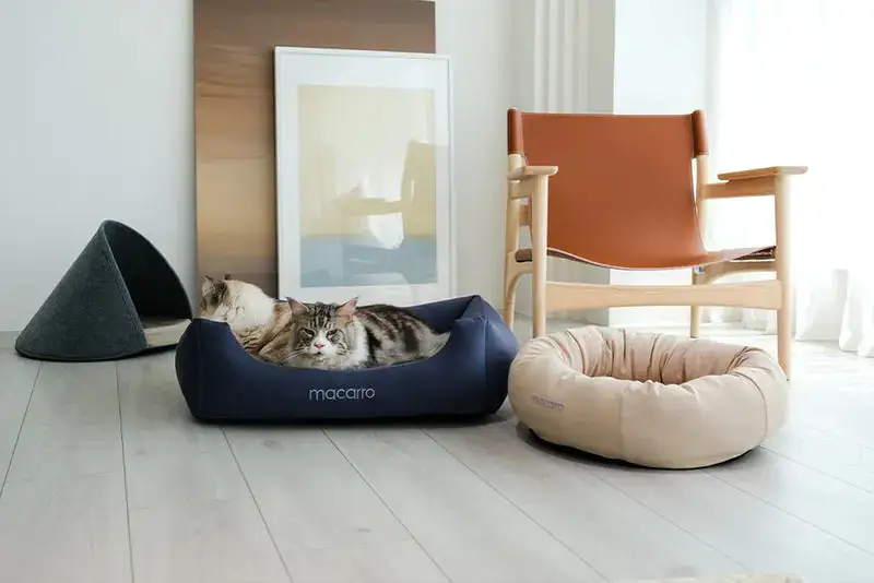 Round Cooling Pet Lounge Bed