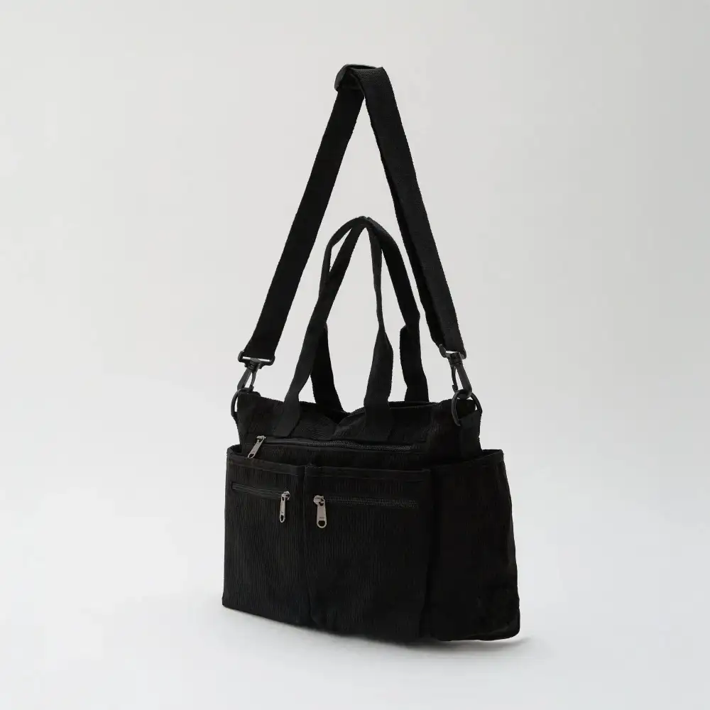 Open Top Crochet Crossbody Bag