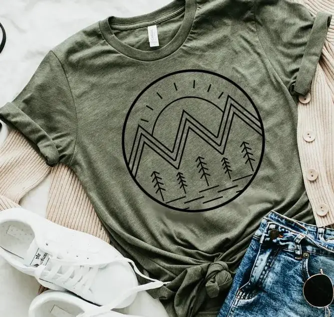 Outdoor Graphic Camping Graphic T-Shirt