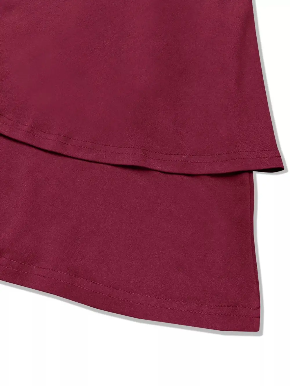 Finish V Neck Ruffle Mini Dress