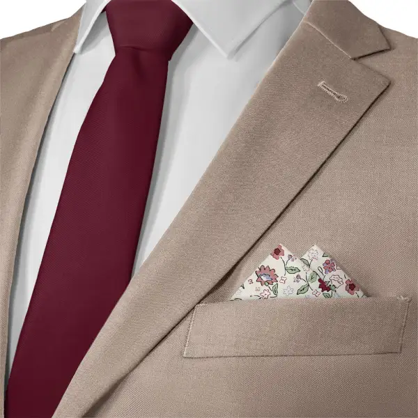 Smart Decorative Floral Pocket Square