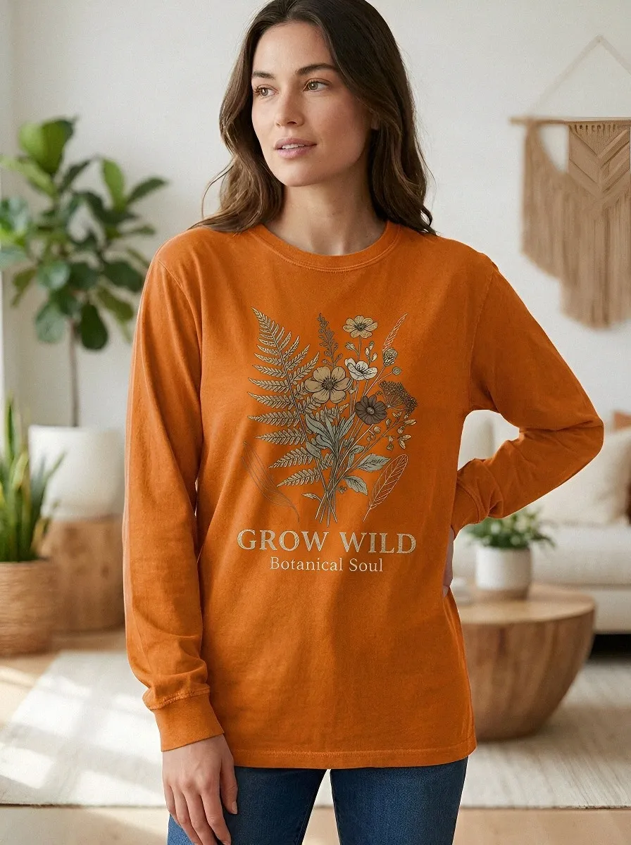 Nature Lover Grow T-Shirt Natural