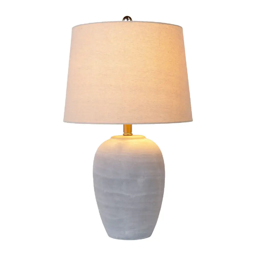 Antiqued Ceramic Table Lamp