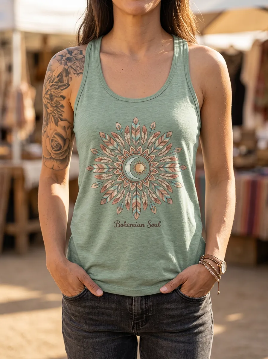Bohemian Soul Sun Tank Top