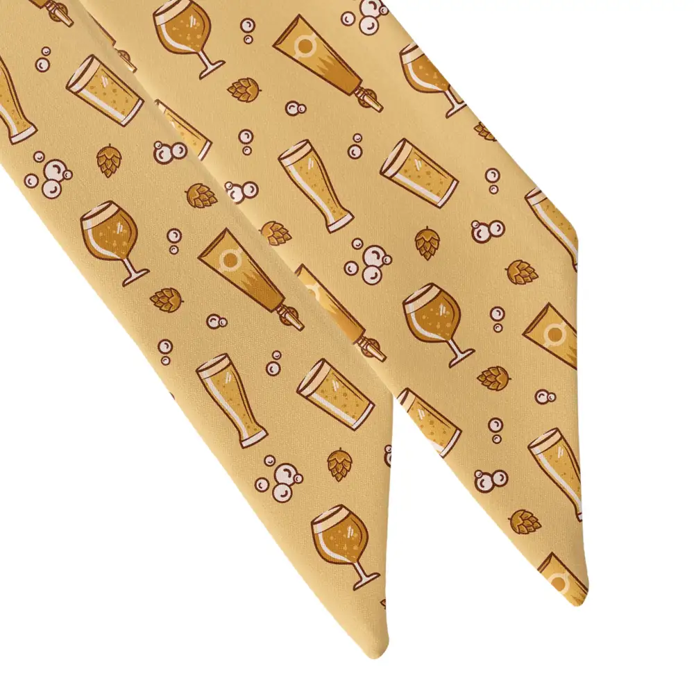 Beer Pattern Hair Scarf
