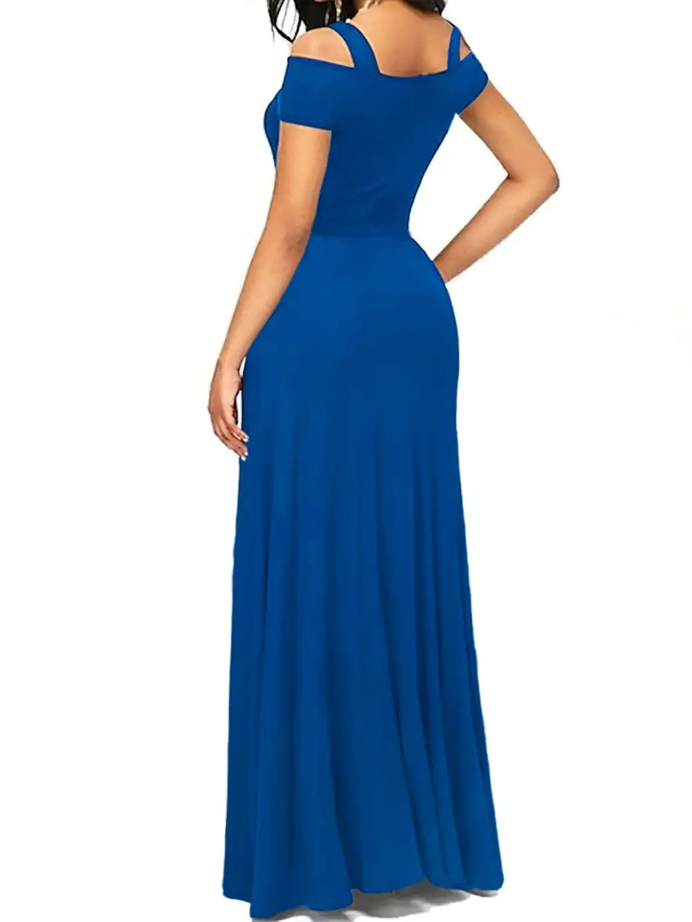 Strapless Wrap Maxi Dress