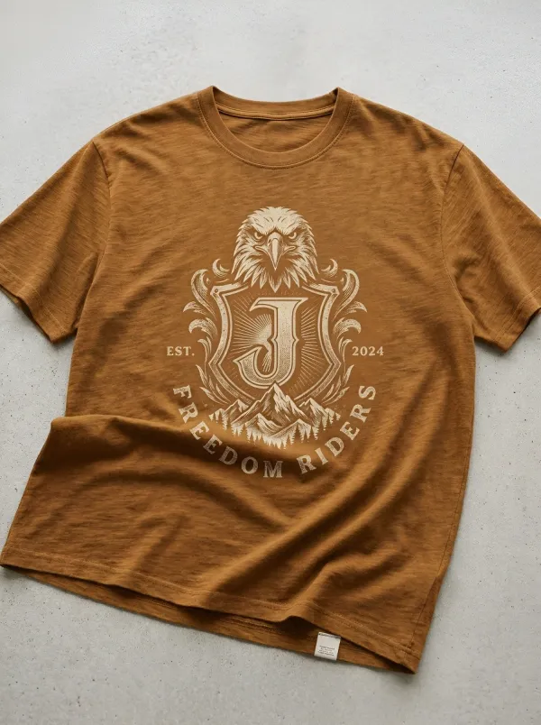 Men's Eagle Shield Graphic T-Shirt