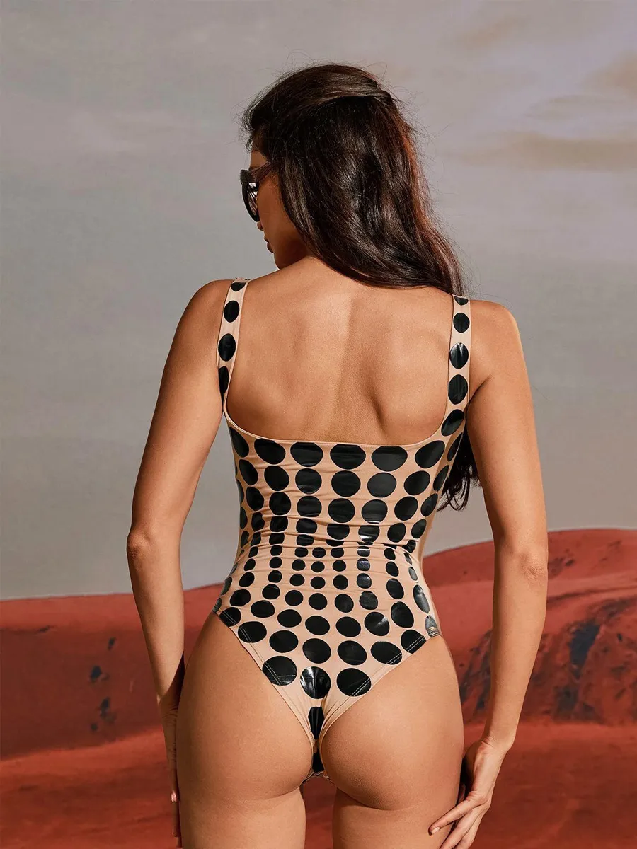 Penelope Dot Printed Bodysuit