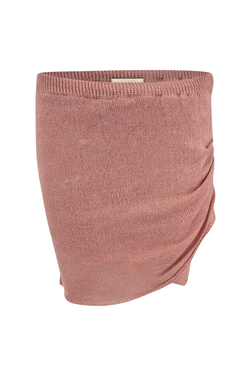 Compact Promenade Denim Knit Skirt