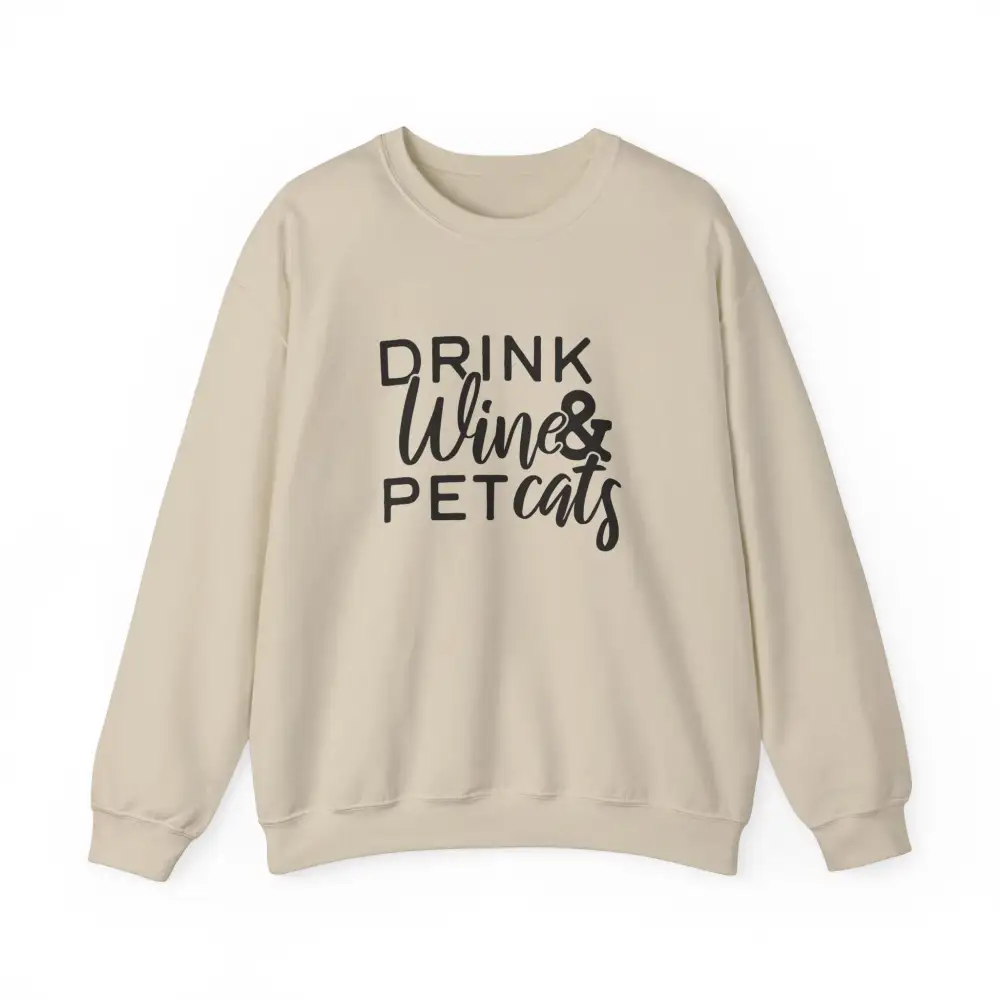 Cat Graphic Crewneck Sweatshirt
