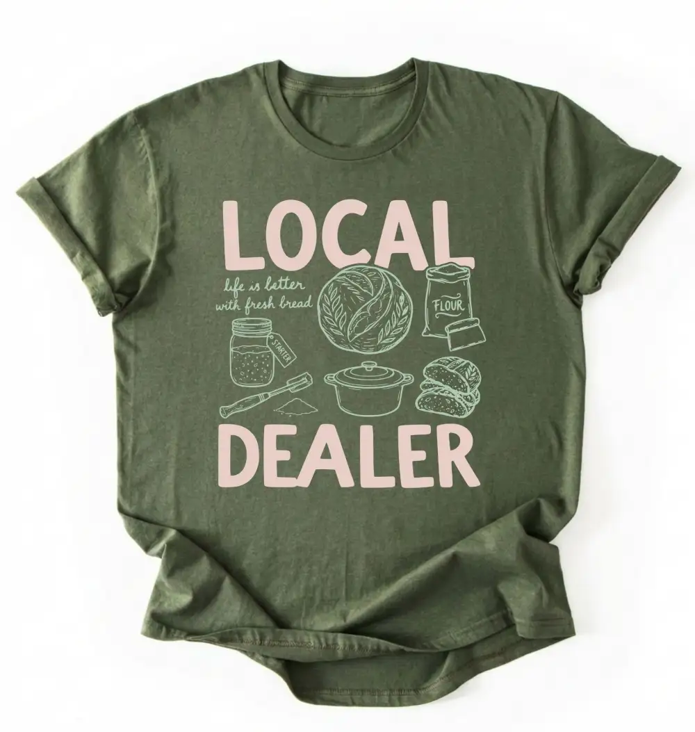 Bread Market Graphic Cotton Tee