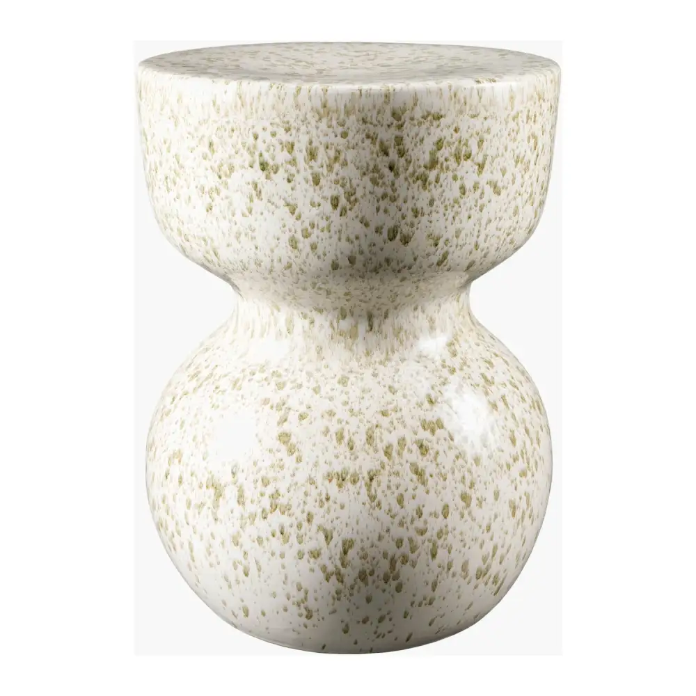 Hourglass Ceramic Garden Stool