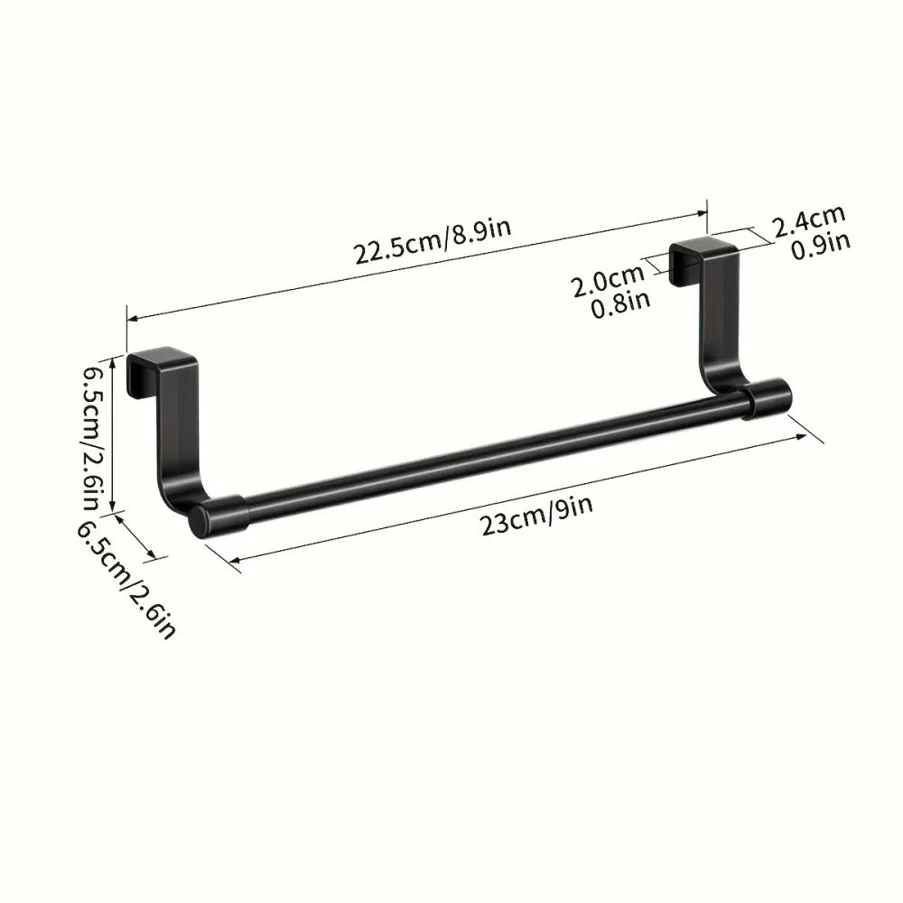 Cabinet Door Towel Rack