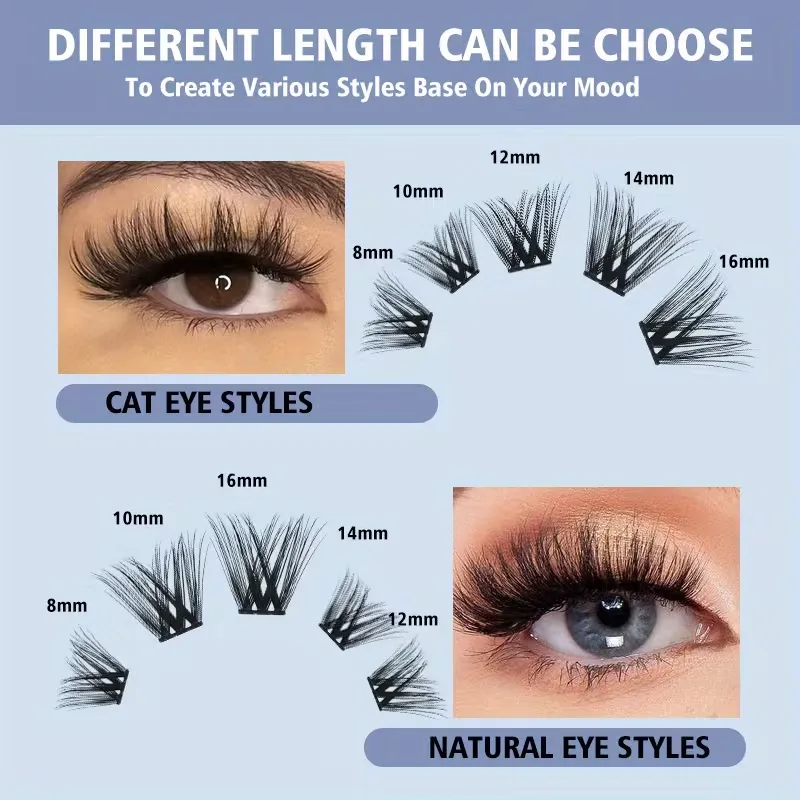 Multi-Length Cluster False Lashes
