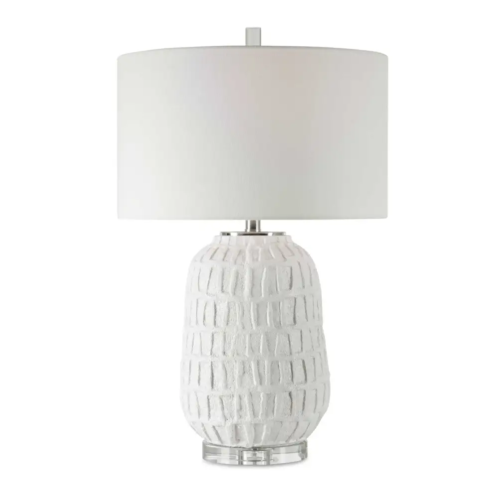Ceramic Grid Table Lamp