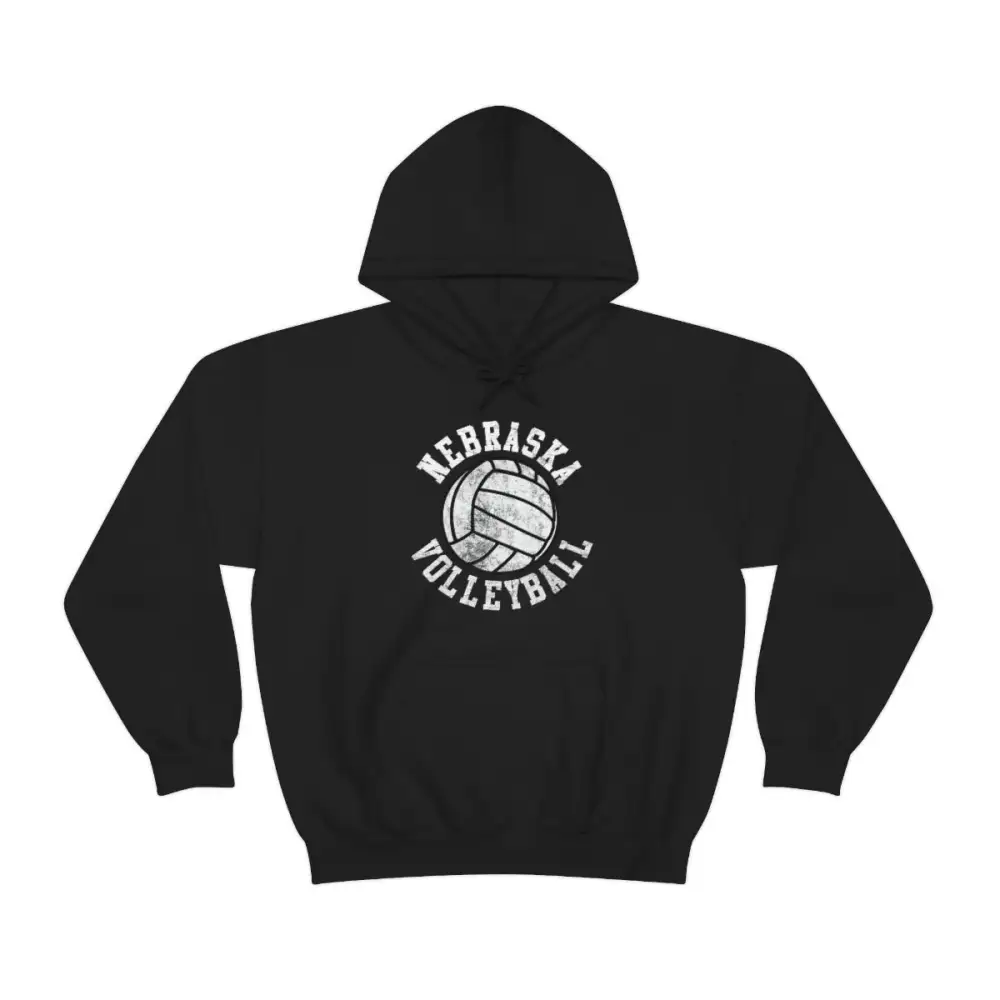 Vintage Volleyball Graphic Pullover Hoodie