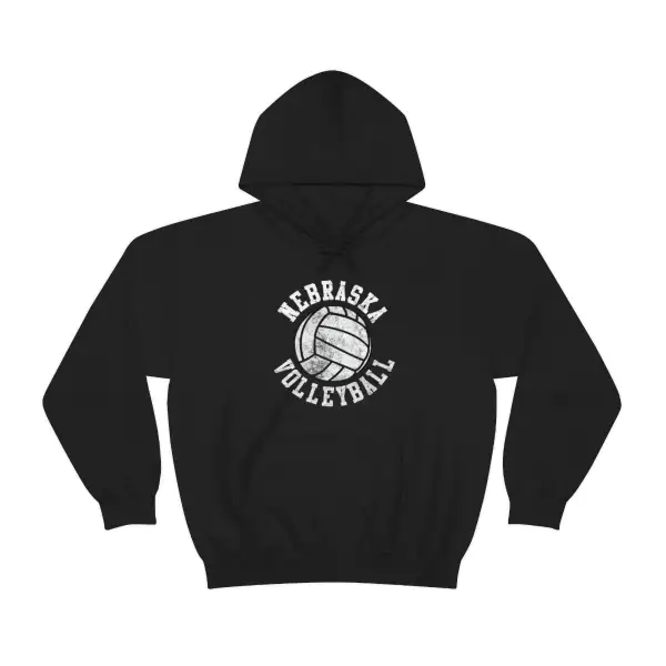 Vintage Volleyball Graphic Pullover Hoodie