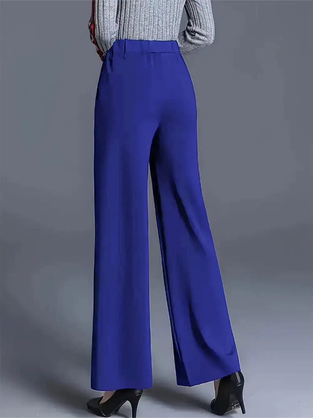 Classic High Waisted Wide Leg Pants