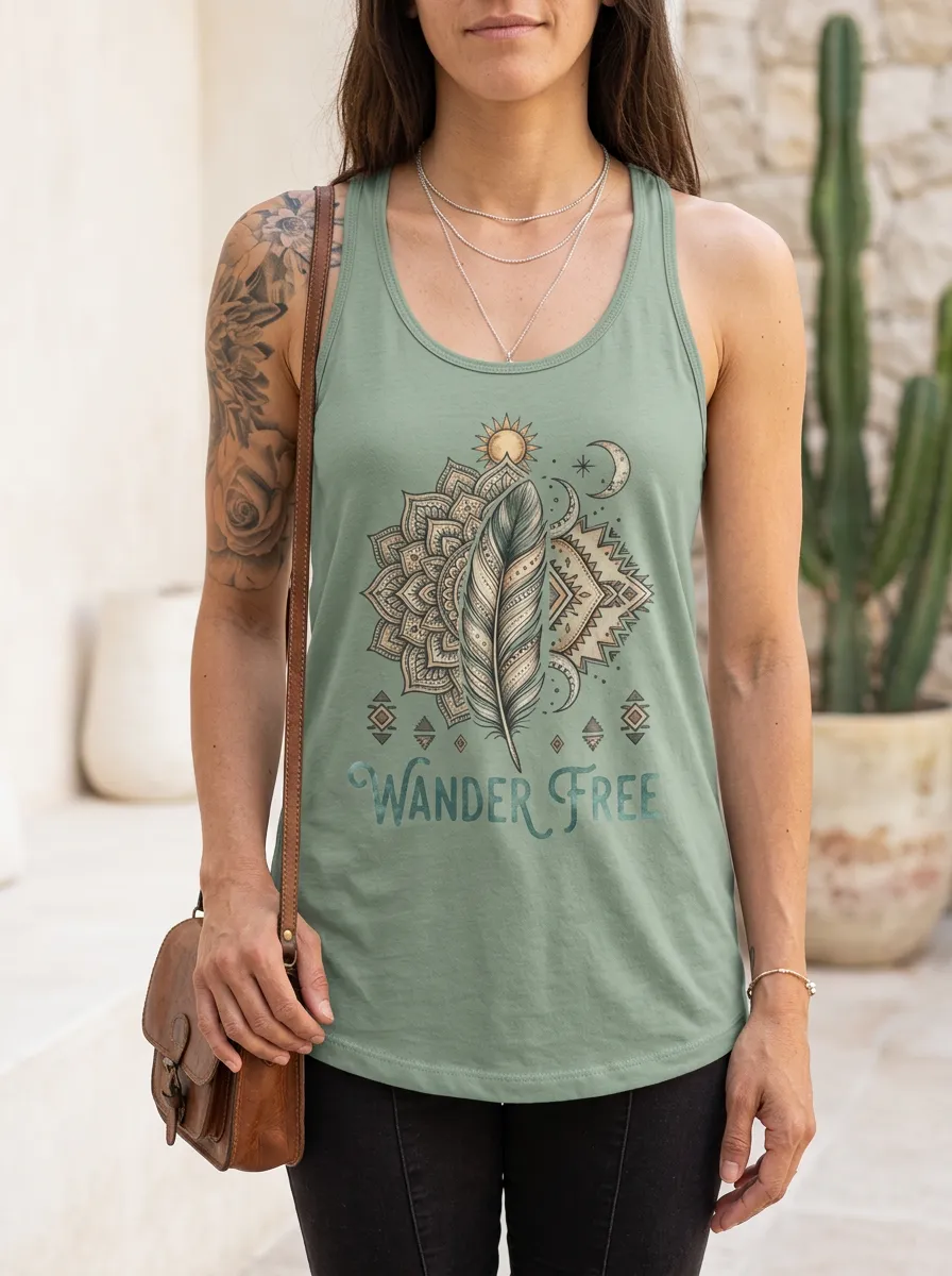 Boho Wander Free Tank Top