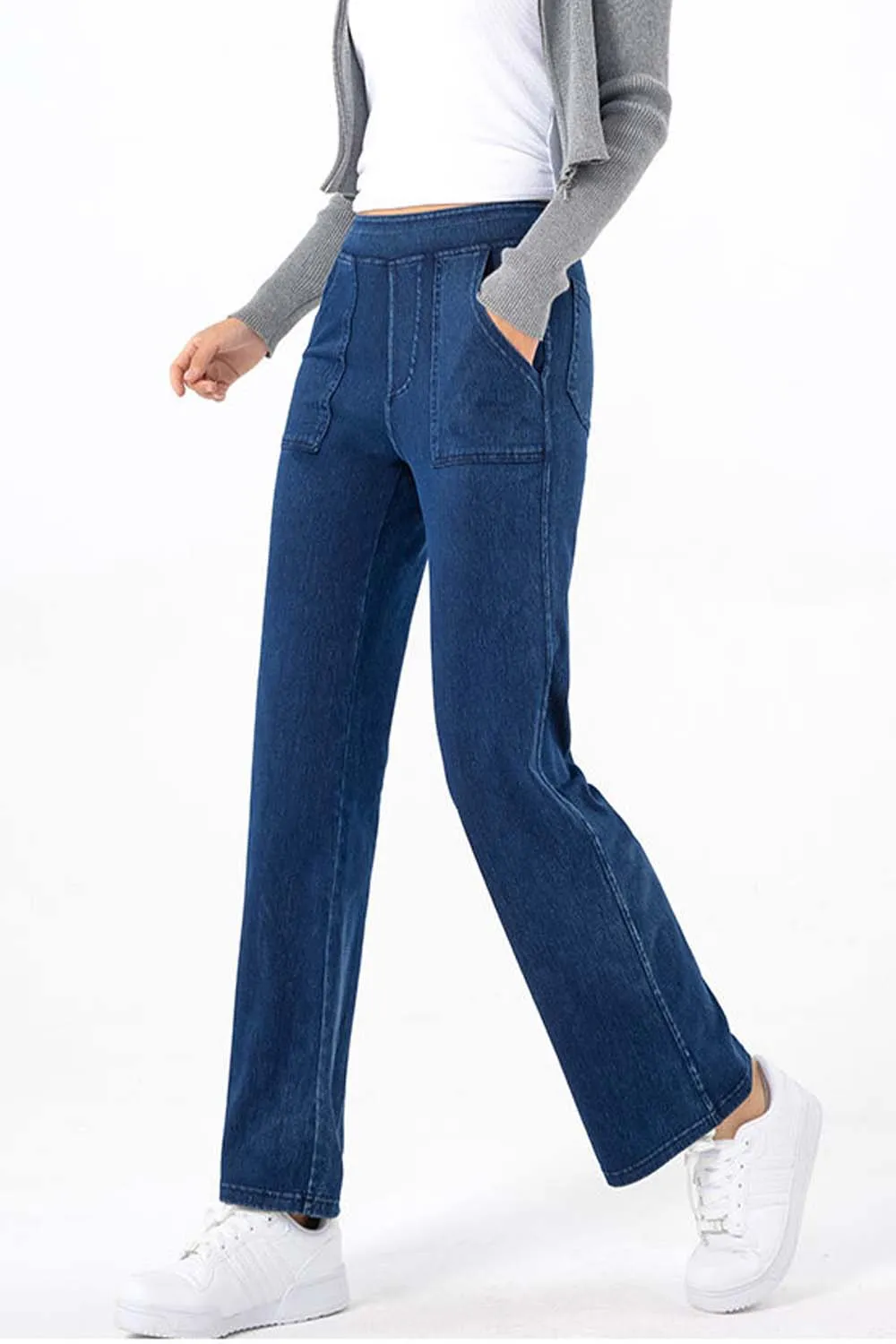 Everyday Pocket Long Denim Jeans