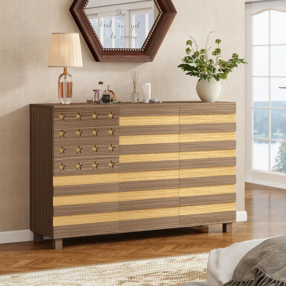 Hand Carved Buffet Sideboard Cabinet