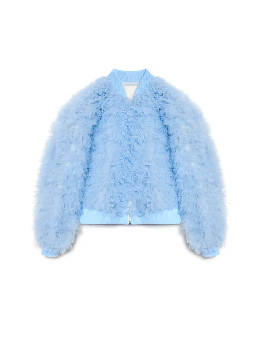 Tulle Bomber Jacket
