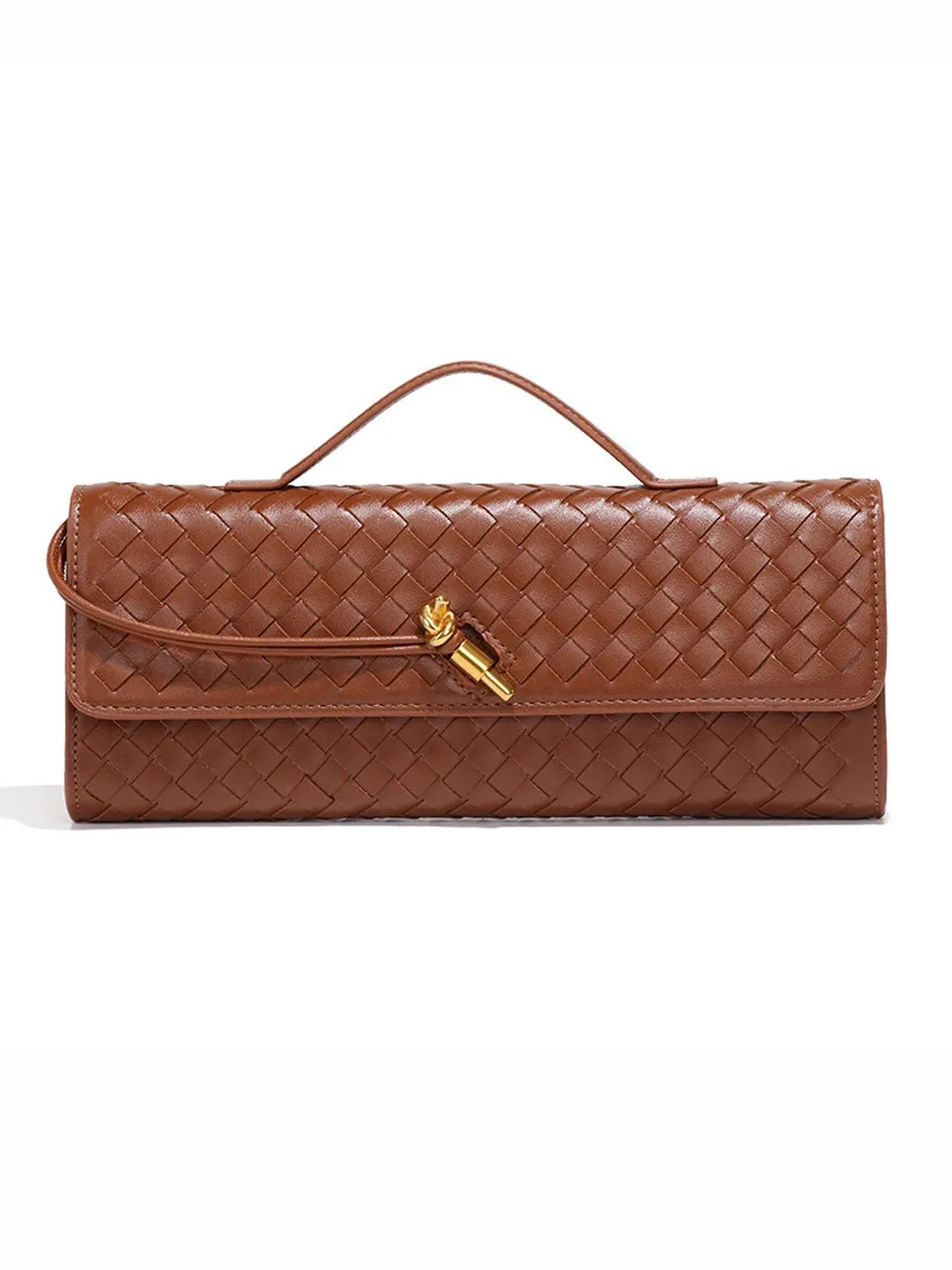 Penelope Woven Baguette Handbag