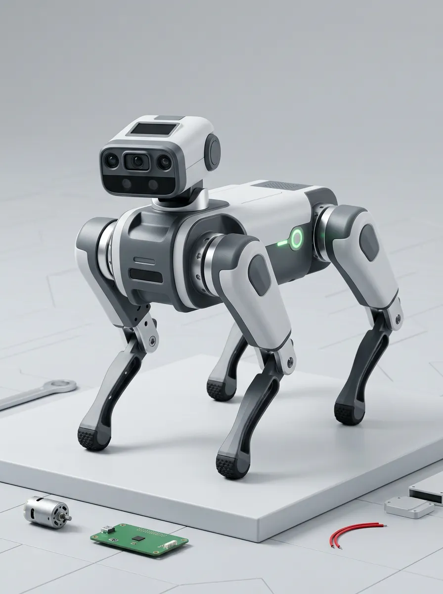 Electronic Robot Dog for Robotics Exploration