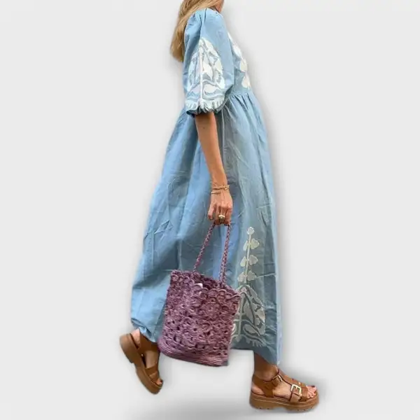 Everyday Printed Relaxed Casual Dress