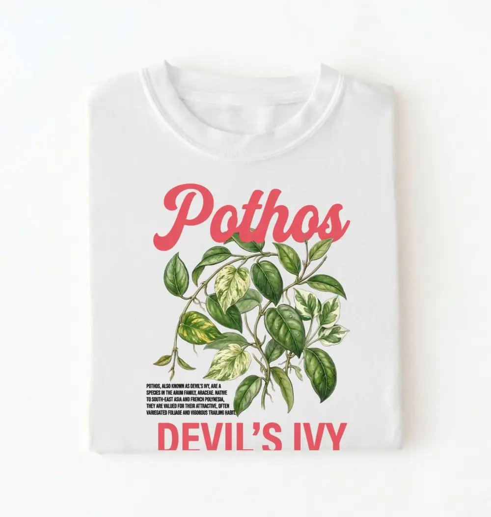 Pothos Ivy Graphic Cotton Tee