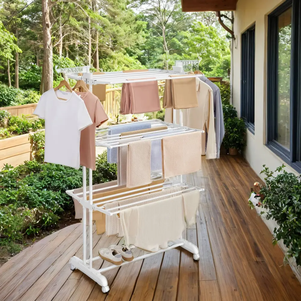 Space Saving Tall Clothes Airer