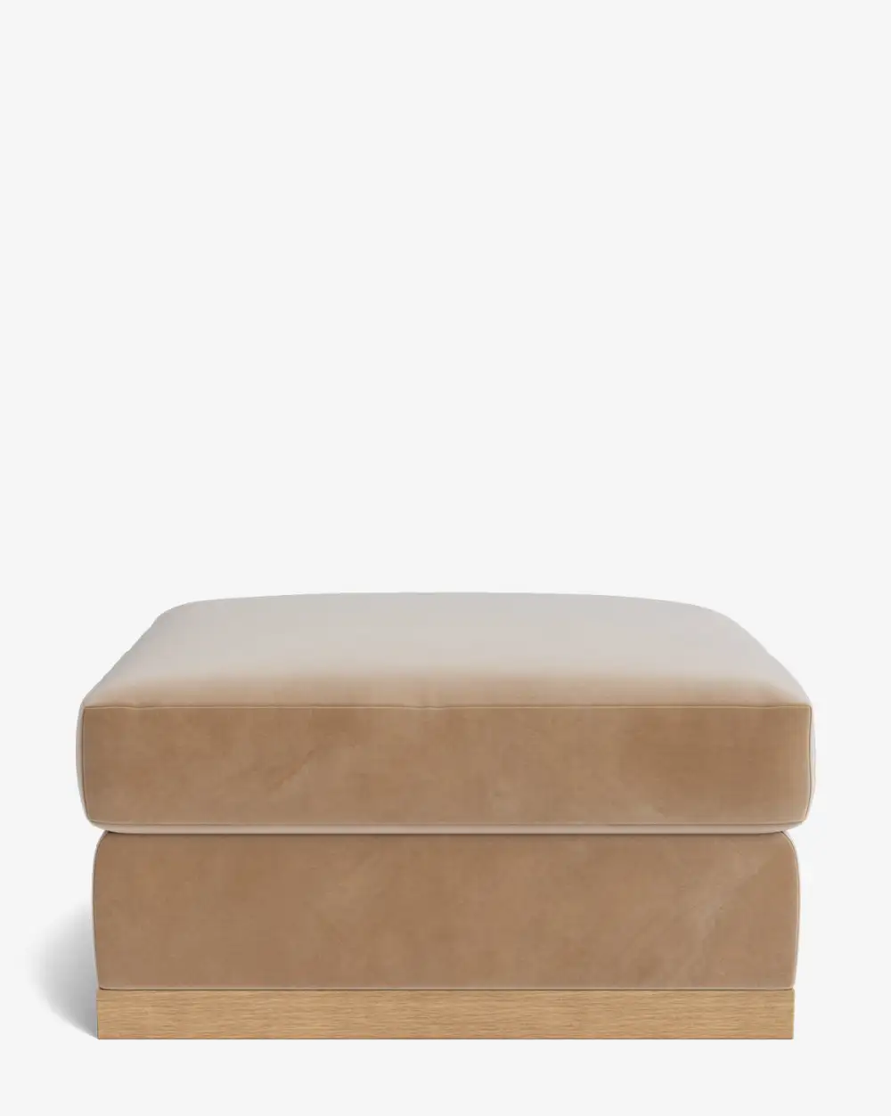 Modular Velvet Ottoman