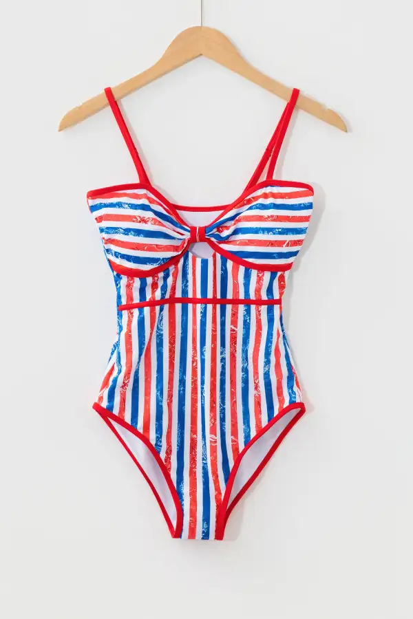 Stripes Star One Piece Swimsuit