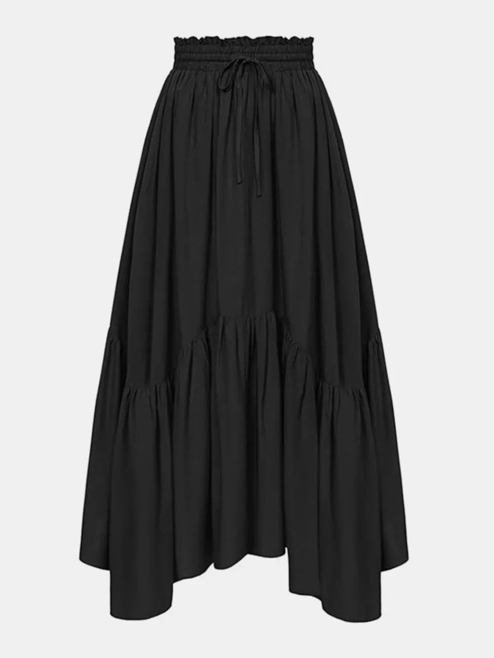 Smooth Ruched Smocked Skirt