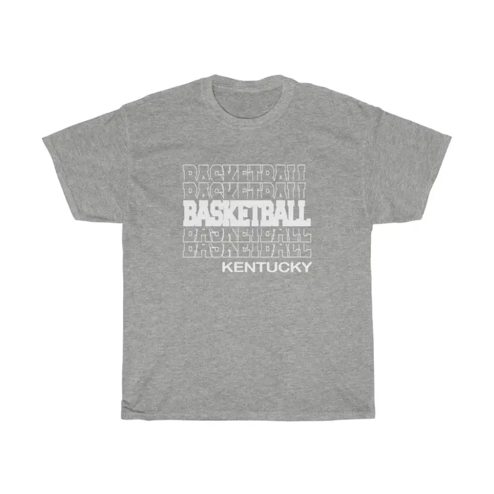 Basketball Kentucky in Modern Stacked Lettering