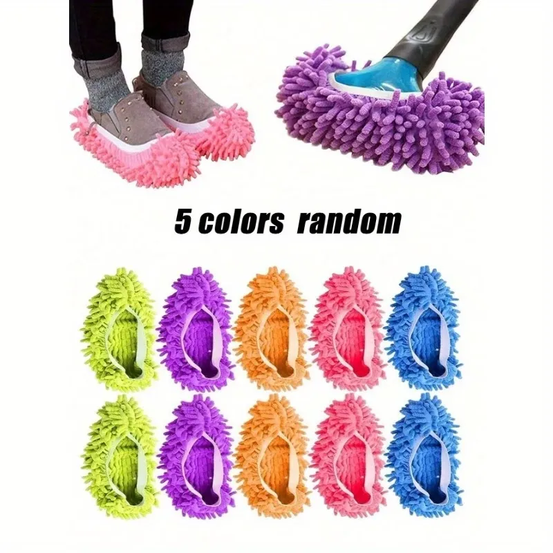 1 Pair Multifunctional Cleaning Slipper Covers