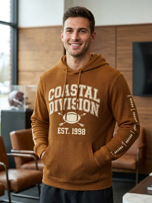 Men's Football Vintage Hoodie