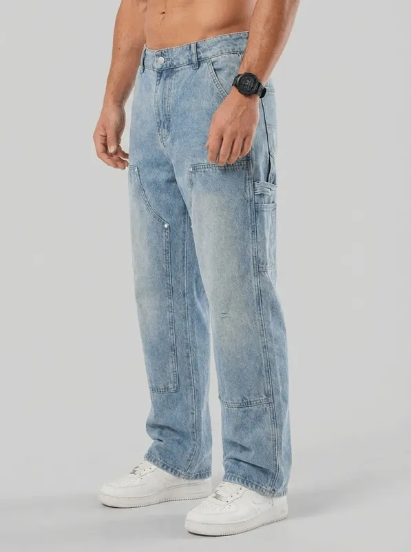 Light Blue Carpenter Denim Jeans