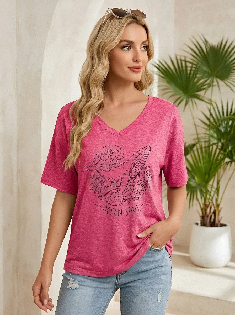 Ocean Soul Whale T-Shirt Classic